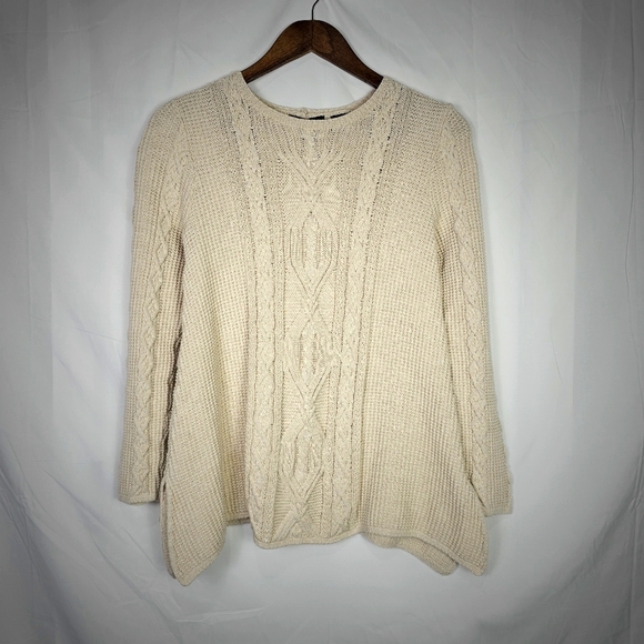 Jeanne Pierre Cotton Sweater. - Picture 1 of 7